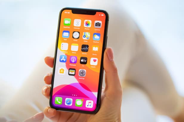 iPhone screen